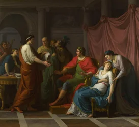 Vergil liest Augustus und Octavia die Aeneis vor